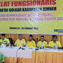 Diklat Fungsionaris DPD Partai Golkar Kabupaten Jember