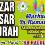 Belanja Murah Dapat Hadiah, Bazar Ramadhan Remas Ar-raudloh