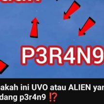 Penampakan Benda Terbang Dilangit Jember
