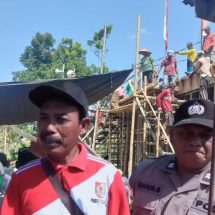 Kades Tugusari Bersama Danramil 0824/15 Giat Bangun Masjid Mbah Sumbersari