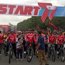 Peringati Hari Bhayangkara Ke 77, Polres Jember Gelar Fun Bike Dengan 7 Ribu Peserta