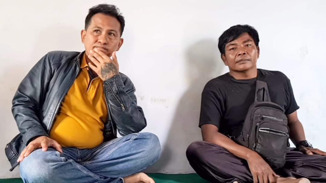 Agus Jagal (kiri) & Jamik (kanan) ketika dikonfirmasi Pak JITU.com