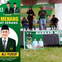 H. Ali Yusuf, Gelar Bazar Murah Dalam Kampanye Partai PBB Jember