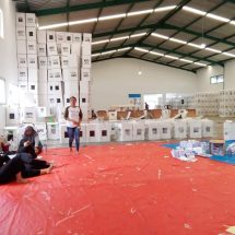 H-2 Logistik Pemilu 2024 KPU Jember Masih Terlihat Di Gudang