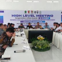 High-Level Meeting Pengendalian Inflasi Daerah Kapolres Jember