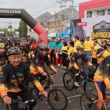 Fun Bike Warnai Puncak HUT Bhayangkara Ke 78 Polres Jember