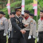 Upacara Puncak HUT Bhayangkara Ke 78 Polres Jember