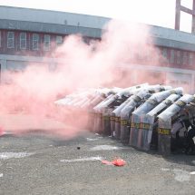Simulasi Pengamanan Pilkada 2024 Polres Jember