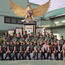 Kapolres Jember Sambut Kunjungan Kerja Danrem 083/BDJ di Kodim 0824 